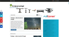 Desktop Screenshot of deviajeporportugal.com